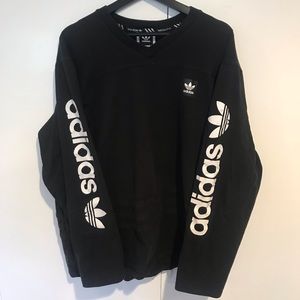 Adidas tall jersey men’s black long sleeve XL